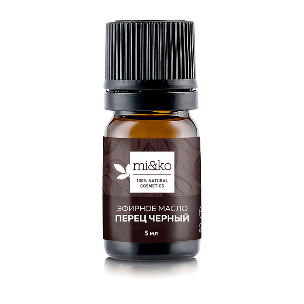 Эфирное масло Перец черный 5 мл, органик COSMOS ORGANIC (Mi&ko)