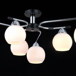 Потолочная люстра ILLUMICO LIBRA IL0638-6CSQ-24 CR BK LIBRA