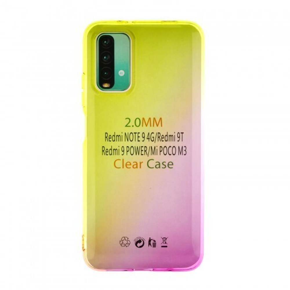 Чехол для Xiaomi Redmi 9T Градиент, ТПУ, 012965