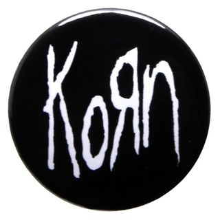 Значок Korn лого 36мм (067)