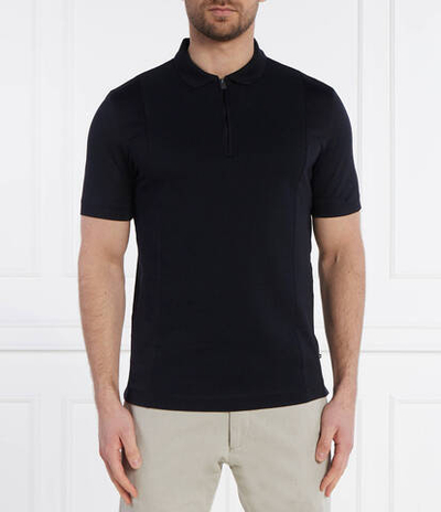 Поло P-Paras 365 BOSS BLACK - темно-синий(50512686)