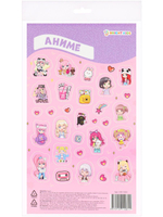 Наклейки 130*230мм, 1л, самоклейка "Аниме" высечка лазером (Проф-пресс)