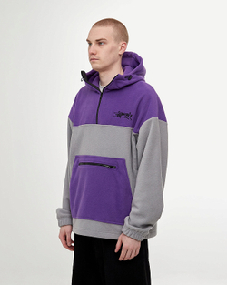 Худи ANTEATER Hoodie-FLEECE-Grey-Violet