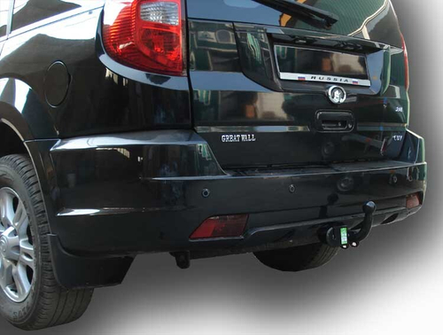 Фаркоп Лидер-Плюс для GREAT WALL HOVER H3 2009-/ DERWAYS HOWER H3 2017- с электрикой (Smart) и сертифкатом в комплекте арт.(G103-A)