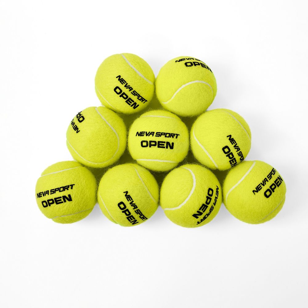Короб теннисных мячей NEVA SPORT OPEN (24 банки по 3 мяча)