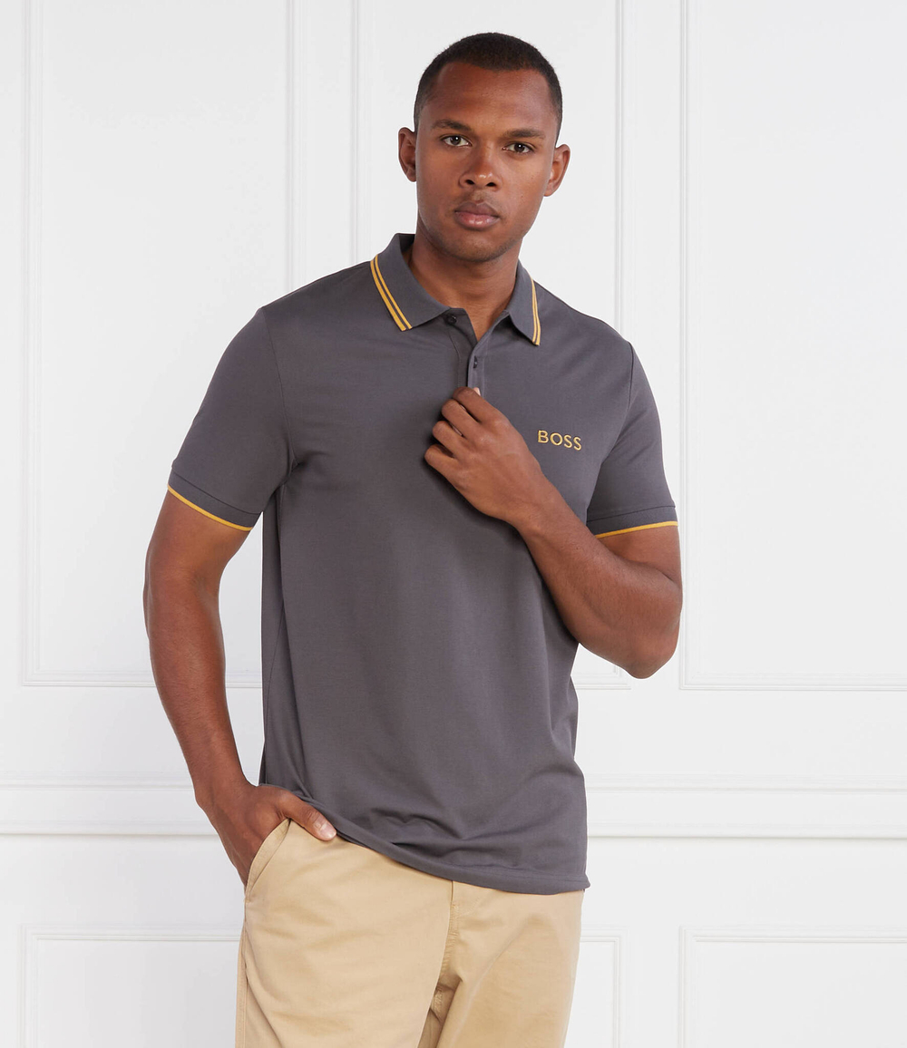 Футболка Поло Paddy Pro BOSS GREEN - графитовый(50469094)