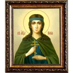 Иулия (Юлия) Карфагенская мученица. Икона на холсте.