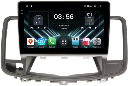 Магнитола для Nissan Teana J32 2008-2013 (ШГУ цветной) - FarCar DX1076M-B монитор 10.36" IPS на Android 13, 4+64Гб, CarPlay