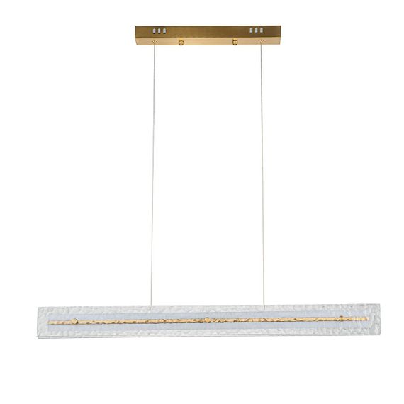 Подвесной светодиодный светильник Indigo Dualita 14018/1PL Brass V000088L