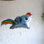 Шар (43''/109 см) Фигура, My Little Pony, Лошадка Радуга