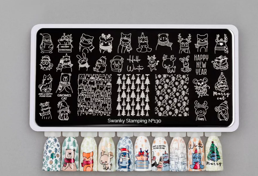 Swanky Stamping Пластина для стемпинга 130 2