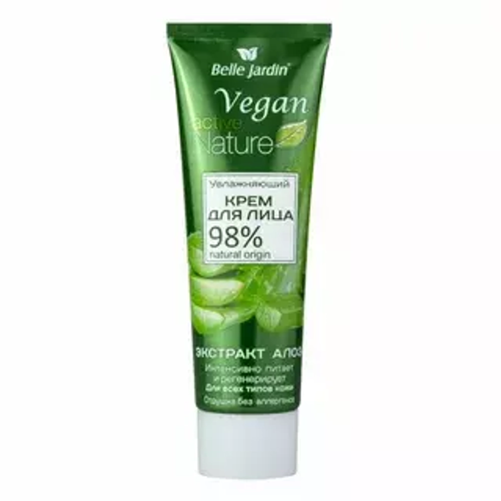 B.J.Active Nature Vegan Крем д/лица Увлажняющий ЭКСТРАКТ АЛОЭ 85 мл*48 туба