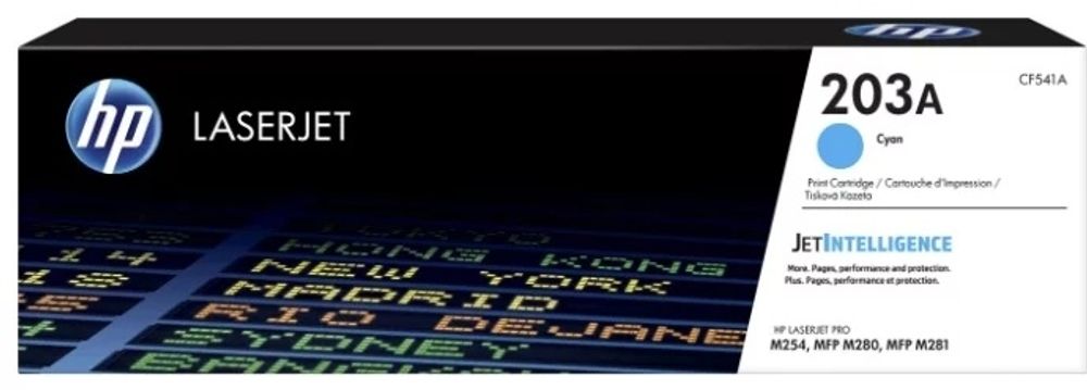 Картриджи HP 203A CF541A голубой (cyan)