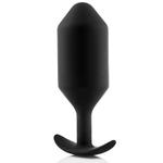 Черная анальная пробка для ношения 17см b-Vibe Snug Plug 6 BV-029-BLK