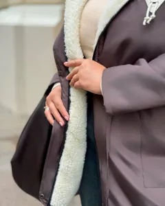 Парка с мехом УК-5467-2 Фабрика Моды