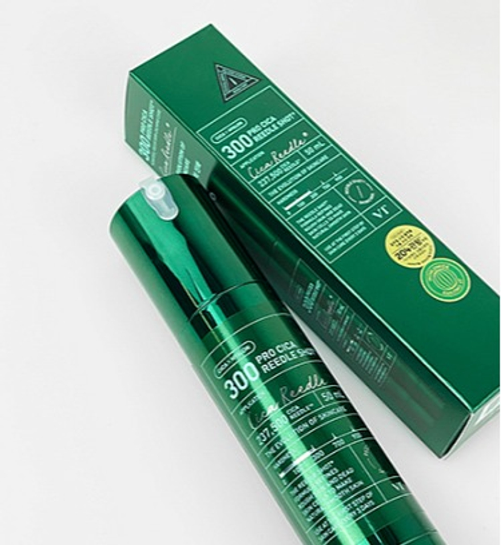 VT Cosmetics Pro Cica Reedle Shot 300 интенсивный бустер с микроиглами для чувствительной кожи
