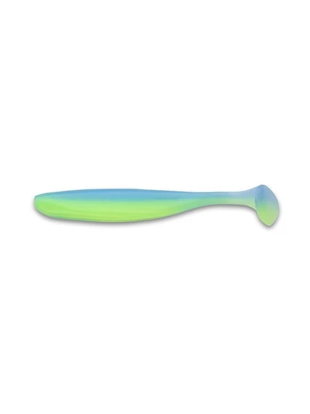 Приманка силиконовая Keitech Easy Shiner 4" PAL #01 Chartreuse Red Flake, 3 упаковки по 7 штук