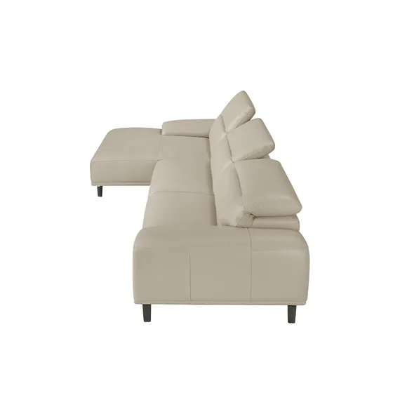 Угловой диван Angel Cerda KF112-L, серая кожа