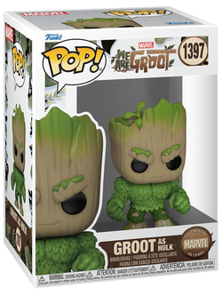 Фигурка Funko POP! Bobble Marvel We Are Groot Groot as Hulk (1397) 81338