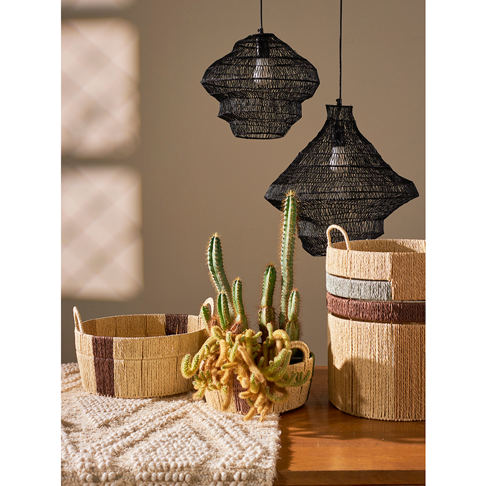 Корзина плетеная овальная bodhran sage из коллекции ethnic, размер m