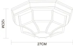 Уличный потолочный светильник Arte Lamp PEGASUS