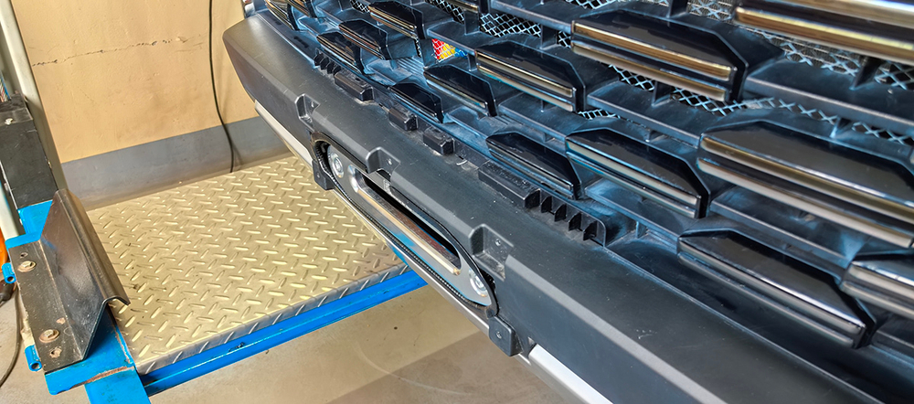 Площадка под лебёдку в штатный бампер Changan Hunter Plus РИФ