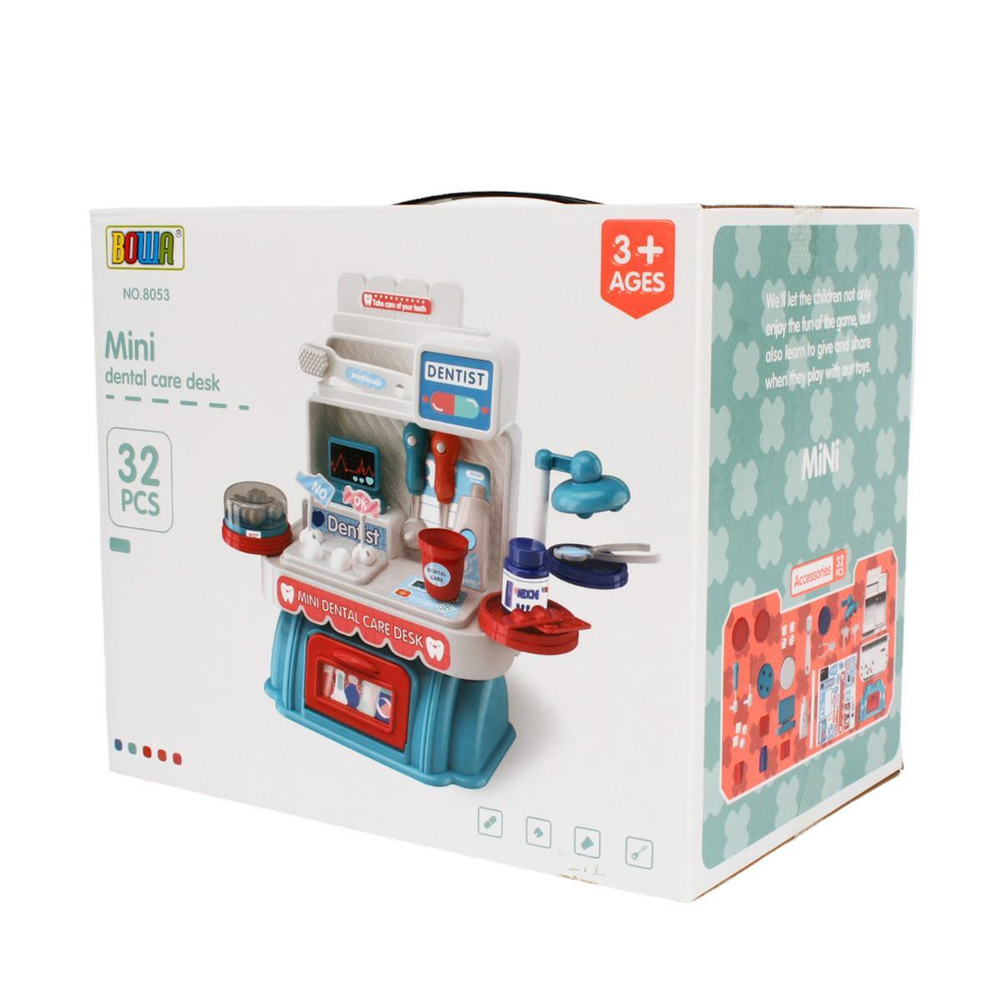 Игровой модуль "Дантист" 32 предм. коробка