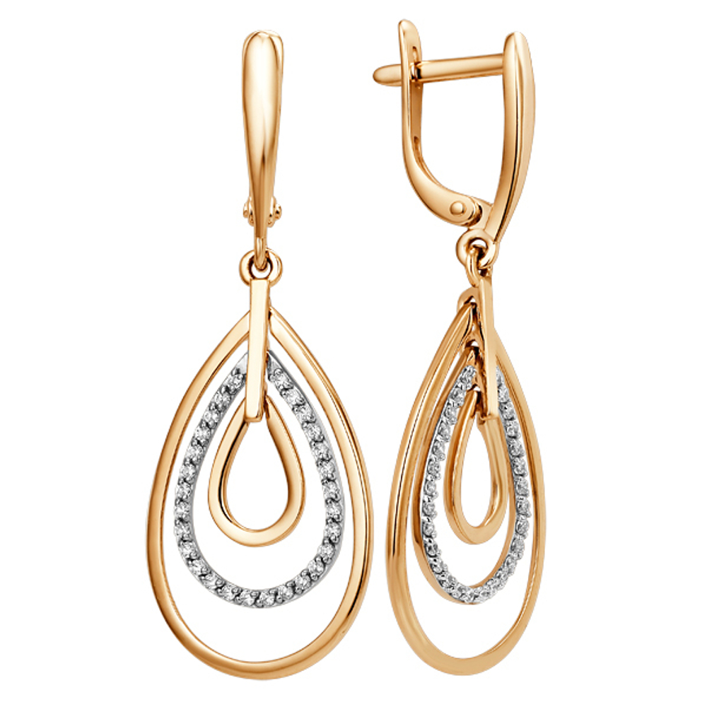 Серьги из золота 585 пробы