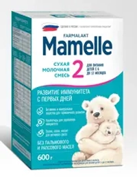 Смесь молочная Mamelle 2 600 г с 6 месяцев
