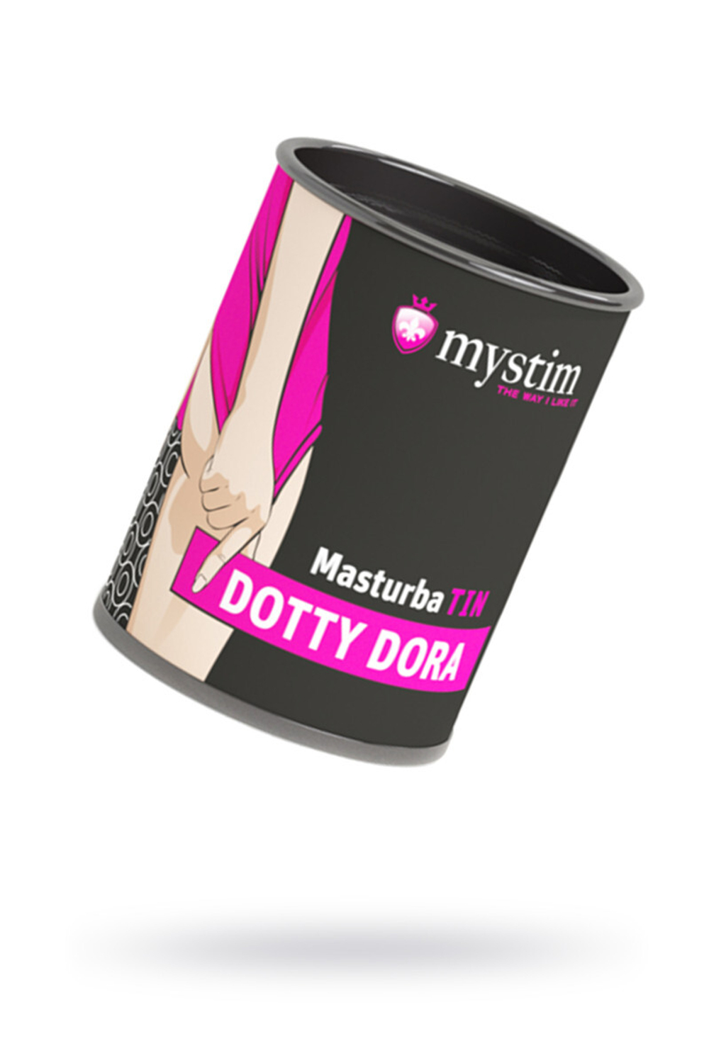 Мастурбатор Mystim MasturbaTIN Dotty Dora, TPE, белый, 4,5 см