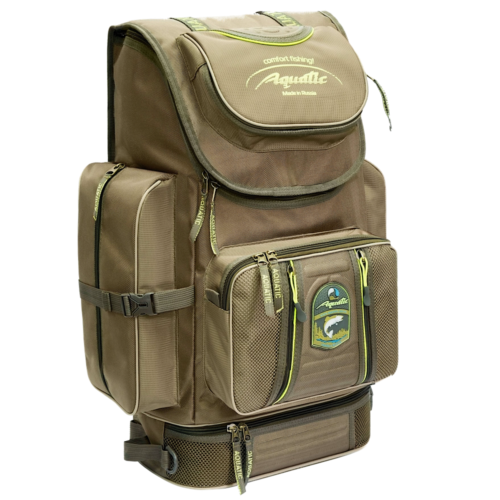 Рюкзак 50л Aquatic Р-50 460х600х260мм Вес 1.4кг Хаки