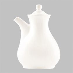 Соусник 100 мл бутылочка для соевого соуса белый фарфор P.L. Proff Cuisine [6]