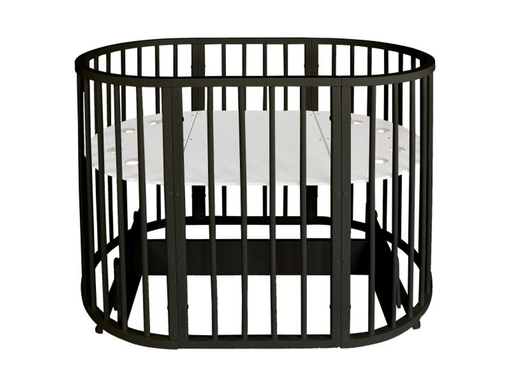 Кровать детская Indigo Simple 7в1 с поперечным маятником венге