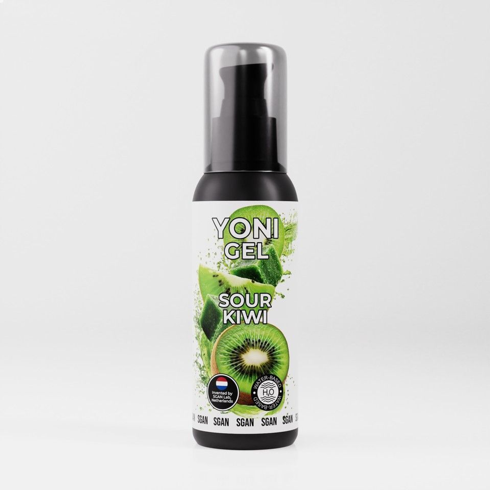 Лубрикант для орального секса SGAN со вкусом кислого киви - 100 мл.