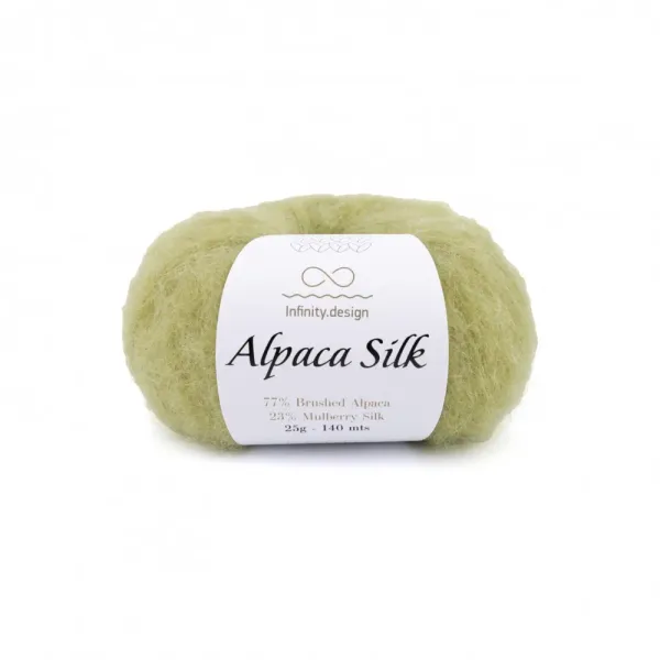 Alpaca Silk (77% альпака, 23% шелк), 140м/25гр