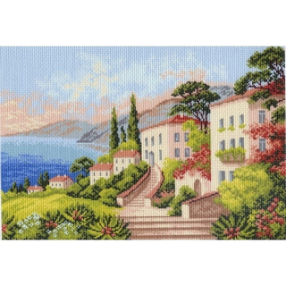 "Набережная"-0605 канва с рисунком