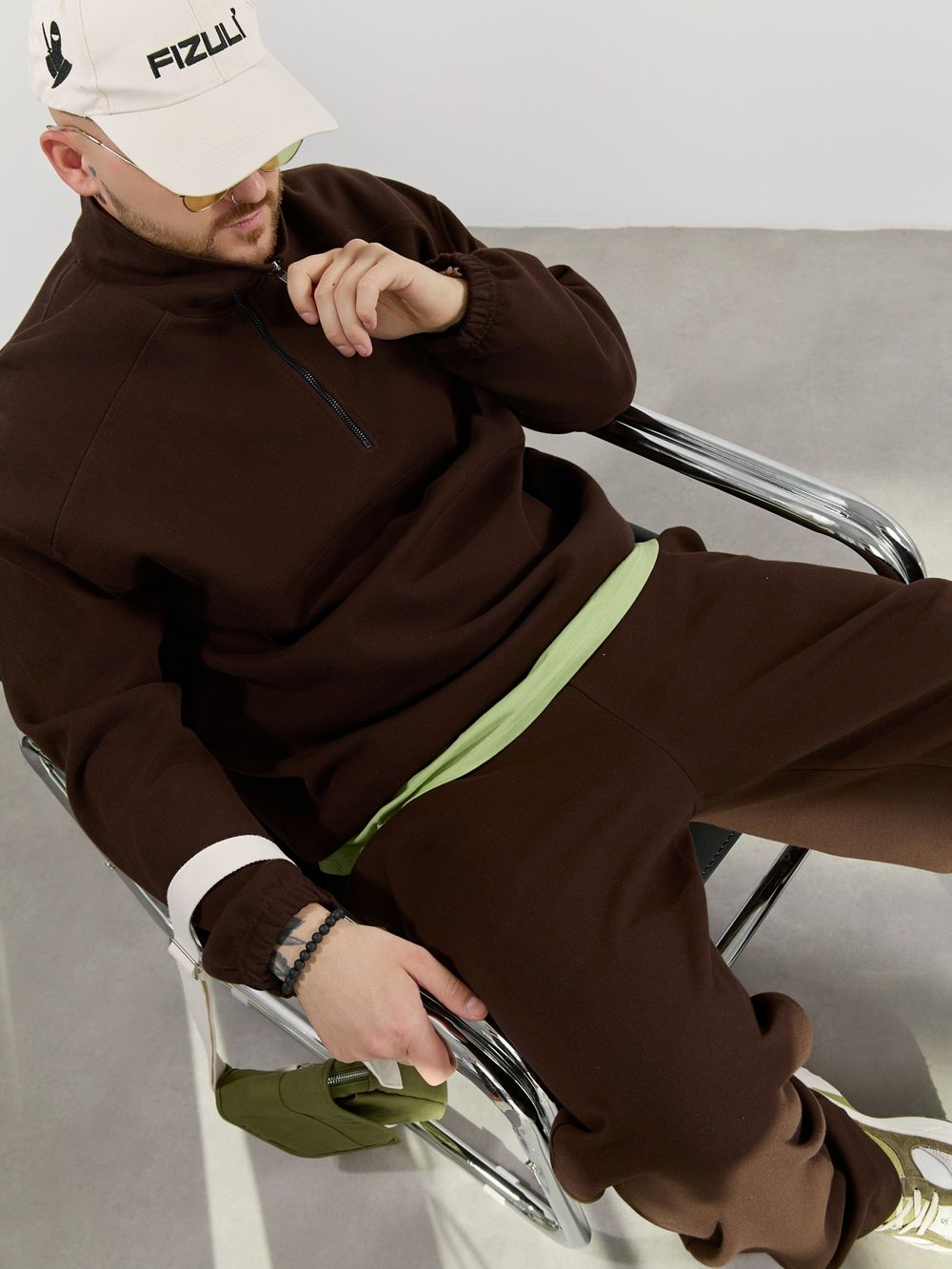 Толстовка мужская Интер-1 Виотекс КОРИЧНЕВЫЙ