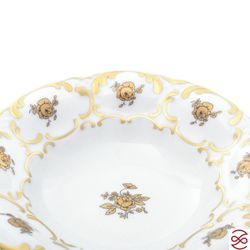 Конфетница Queen's Crown Золотая роза 18 см