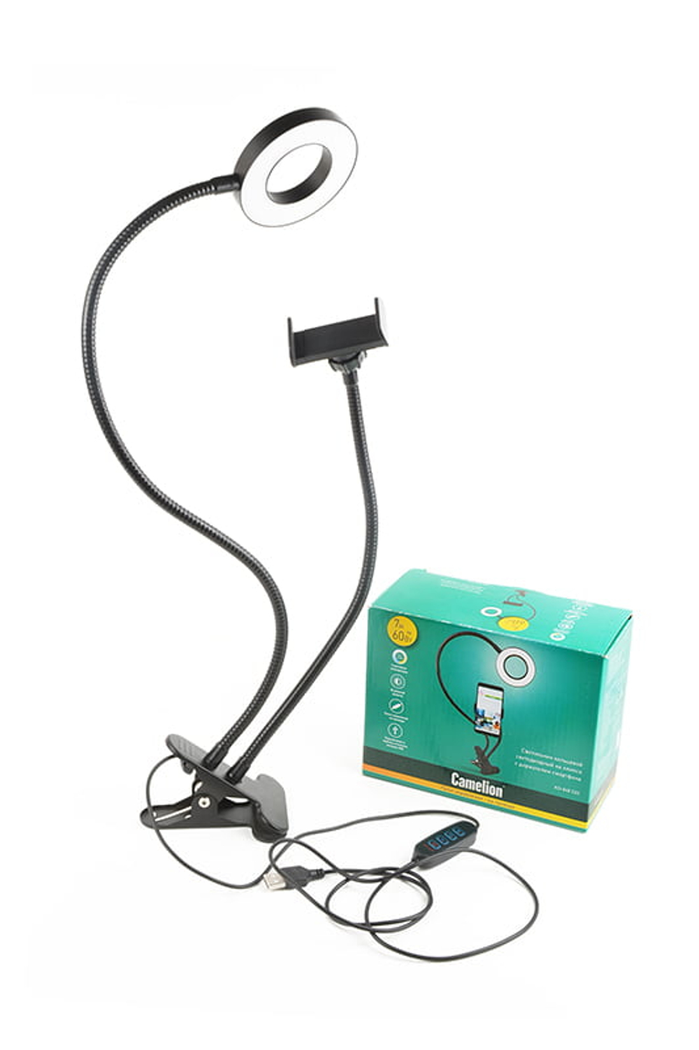 Кольцевая лампа CAMELION KD-848 C02