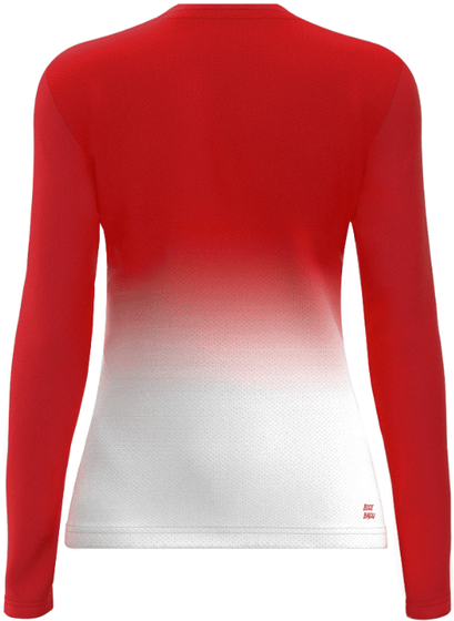 Футболка с длинным рукавом для девочек Bidi Badu Crew Gradiant, арт. G1330001-RDWH