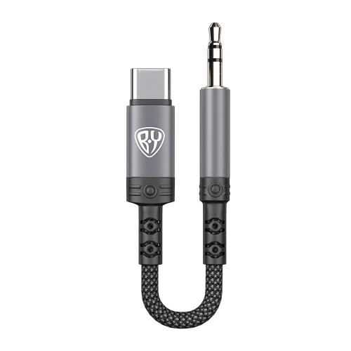 Аудиокабель Type С-AUX (M) 3.5мм mini jack 4pin BY SoundCore, 1.2 м, позолоченный, нейлон, черный