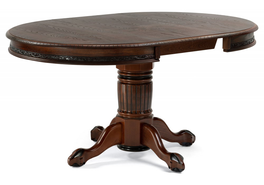 Стол деревянный Woodville Альфред орех, коричневая патина