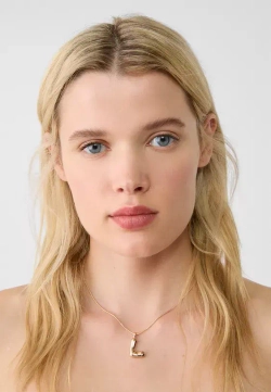 STRADIVARIUS Ожерелье с инициалами, золотой