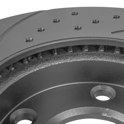 Диск тормозной GANZ передний перфорированный PRO-Line с покрытием (комплект - 2 шт) MAZDA 3 1.4 / 1.6L all 03 / MAZDA 5 05 Арт.: GIJ10034S