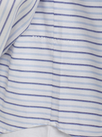 Мужская Рубашка Striped Logo