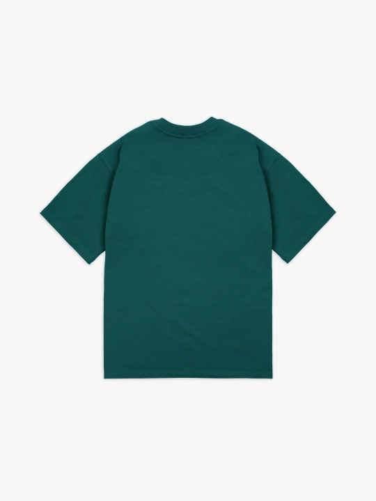 Футболка оверсайз (темно-зеленый) 230 г