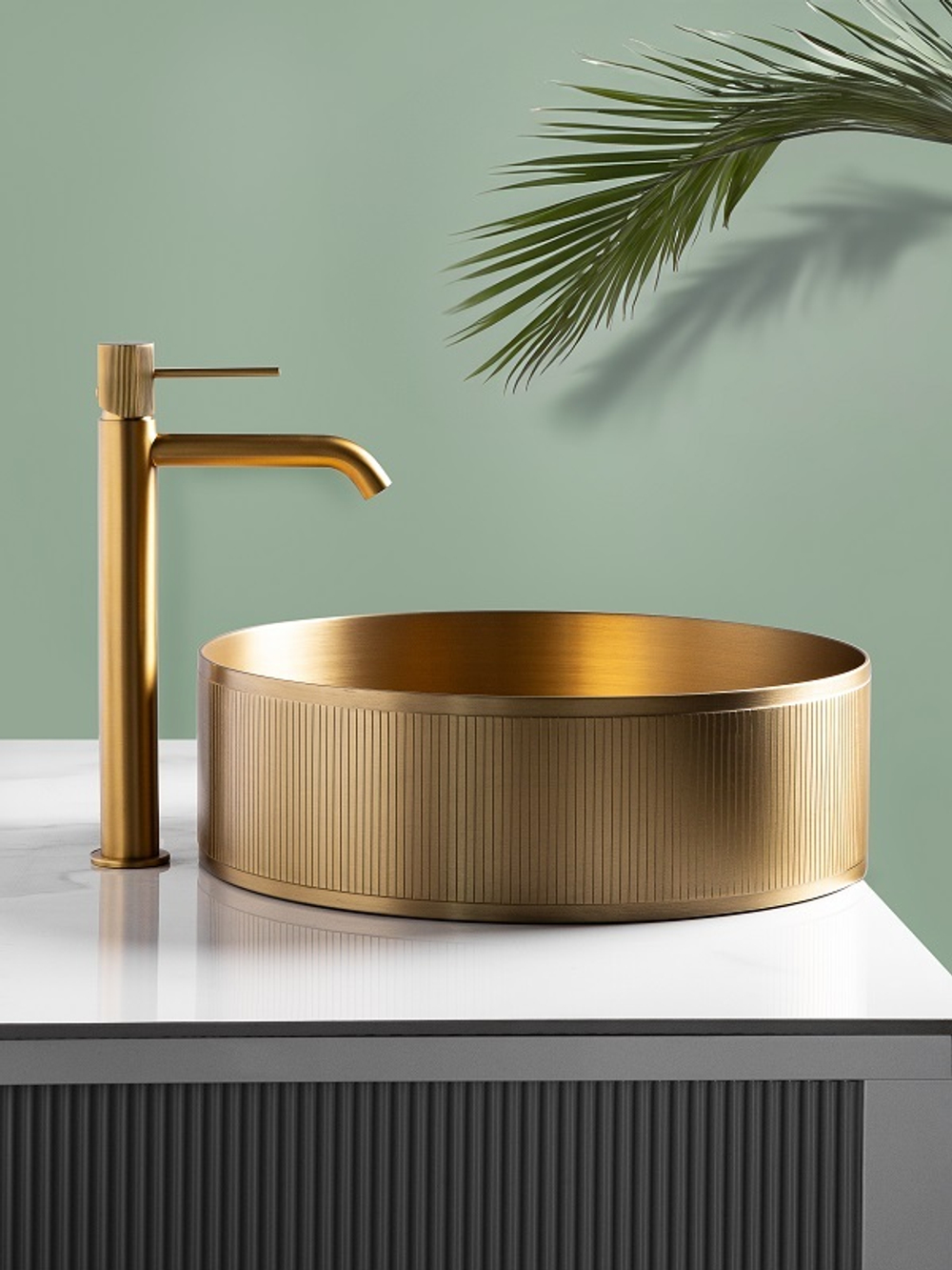 Раковина AltroBagno Costoso 001005 OrSp из нержавеющей стали