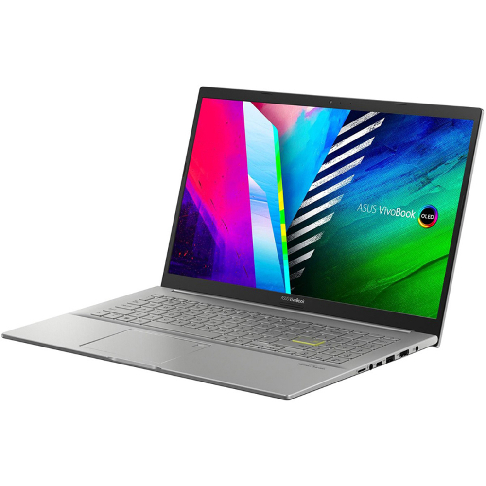 Ноутбук Asus K513EA-L12309 15.6" FHD OLED, Intel Core i7-1165G7, 16Gb, 512Gb SSD, no ODD, no OS, серебристый (90NB0SG2-M01KF0)