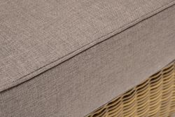 "Боно" кресло из искусственного ротанга, цвет соломенный