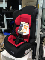 Детское автомобильное кресло ZLATEK "Atlantic" "ZL513" красный гламур lux, 9-36 кг, 1-12 лет